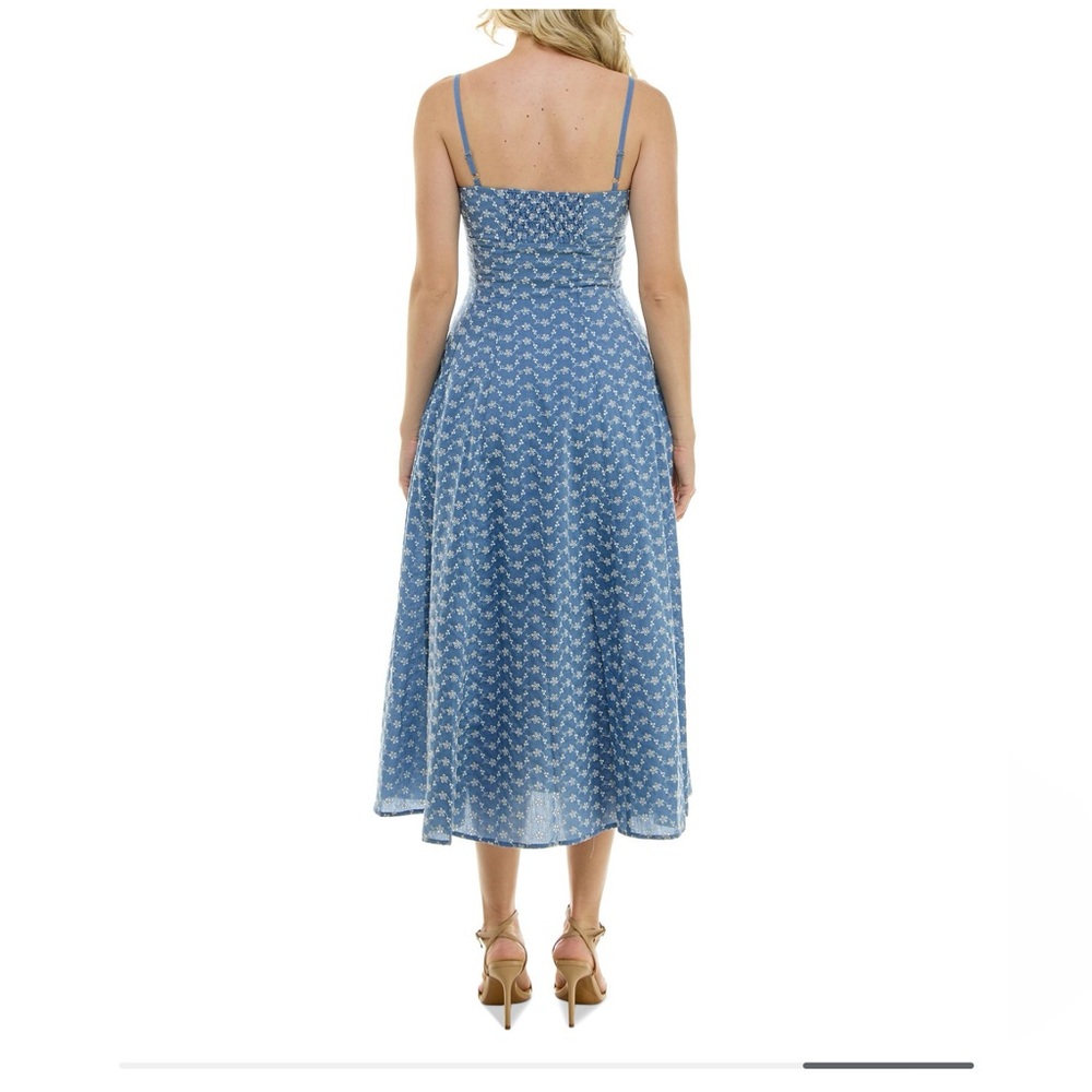 TAYLOR SWEETHEART Neckline embroidered A-Line MIDI Dress Size 12 - Picture 4 of 13